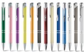Aluminiumpenna i 13 olika färger.