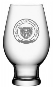 Orrefors IPA ölglas med gravyr