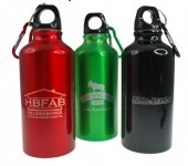 Sportflaska  i aluminium med gravyr