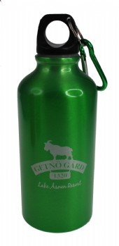 Sportflaska  i aluminium med gravyr