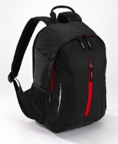 ryggsäck med tryck laptop fack sporty