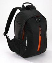 ryggsäck med tryck laptop fack sporty