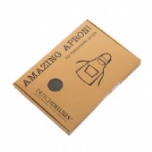 Dutchdeluxes skinnförkläde brunt med gravyr