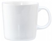 Blank vit mugg med färgad insida