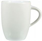 Generös mugg med tryck av företagslogo.