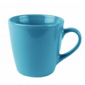 Enfärgad mugg med tryckt företagslogo