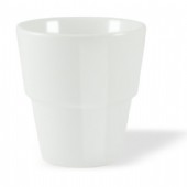 Snygg stapelbar mugg med tryckt företagslogo