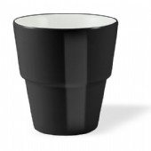 Snygg stapelbar mugg med tryckt företagslogo