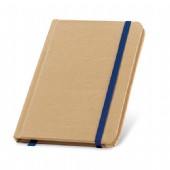 Anteckningsblock med företagets logotype.