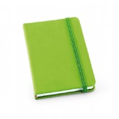 Anteckningblock i härliga färger med företagslogo.