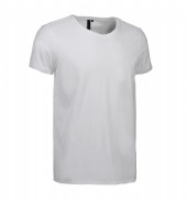 figurnära t-shirt o-hals med tryck profilprodukt