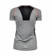 Tränings t-shirt med tryck dam profilkläder