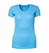 tränings t-shirt med tryck profilkläder dam