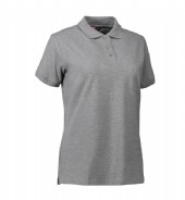 piketröja stretch med tryck dam profilkläder