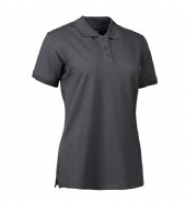 piketröja stretch med tryck dam profilkläder