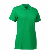 piketröja stretch med tryck dam profilkläder