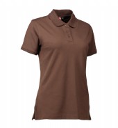 piketröja stretch med tryck dam profilkläder