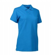 piketröja stretch med tryck dam profilkläder