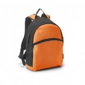 ryggsäck med tryck profilprodukt röd-orange-lime-gul-blå