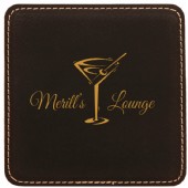 Underlägg fyrkantigt med gravyr