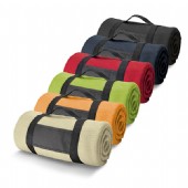 Fleecepläd i 6 olika färger