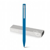 Aluminiumpenna med lackad yta och clip i krom.