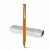 Aluminiumpenna med lackad yta och clip i krom.