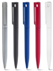 Kulspetspenna i stilren form i 5 olika färger.