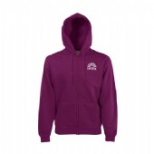 hoodie med tryck fruit of the loom 