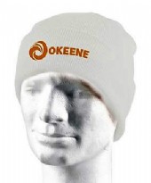 mössa i akryl med broderad logo