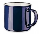 Keramik mugg med vit insida och färgad utsida