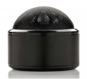 Blåtandshögtalare rund i aluminium