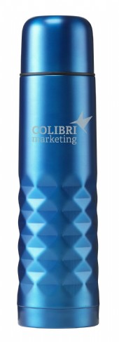 Termos i 4 färger med diamantmönster