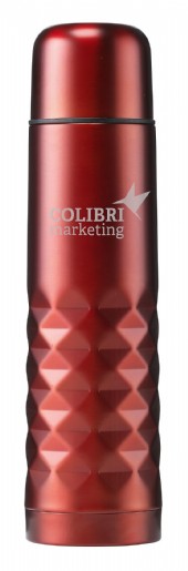 Termos i 4 färger med diamantmönster