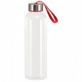 vattenflaska glas med tryck logo profilprodukt miljösmart