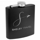 Matt pulverlackerade fickpluntor med gravyr