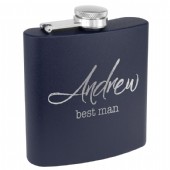 Matt pulverlackerade fickpluntor med gravyr