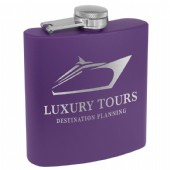 Matt pulverlackerade fickpluntor med gravyr