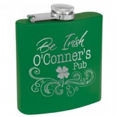 Matt pulverlackerade fickpluntor med gravyr