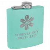 Matt pulverlackerade fickpluntor med gravyr