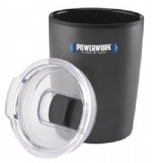 Espressomugg i rostfritt stål med gravyr