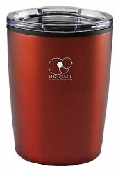 Espressomugg i rostfritt stål med gravyr