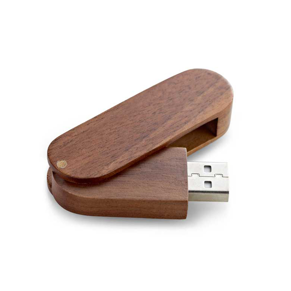 USB-minne i valnöt.
